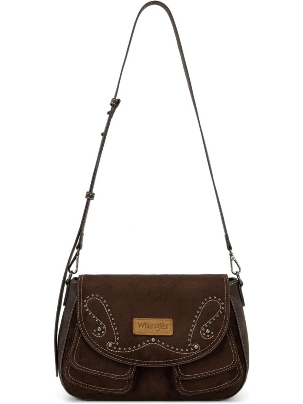 Suede Crossbody Bag for Women | Western Style Shoulder Handbag Purse